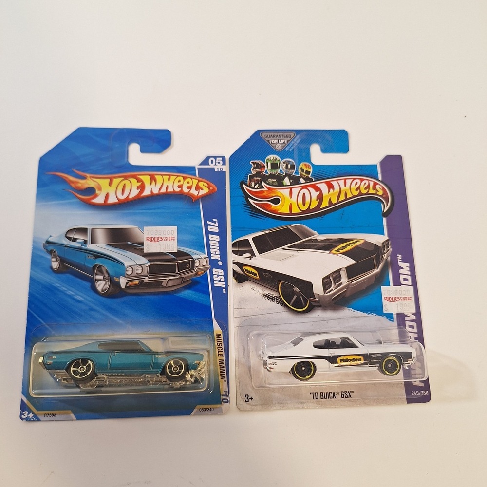 Hot Wheels 70 Buick GSX Green And White